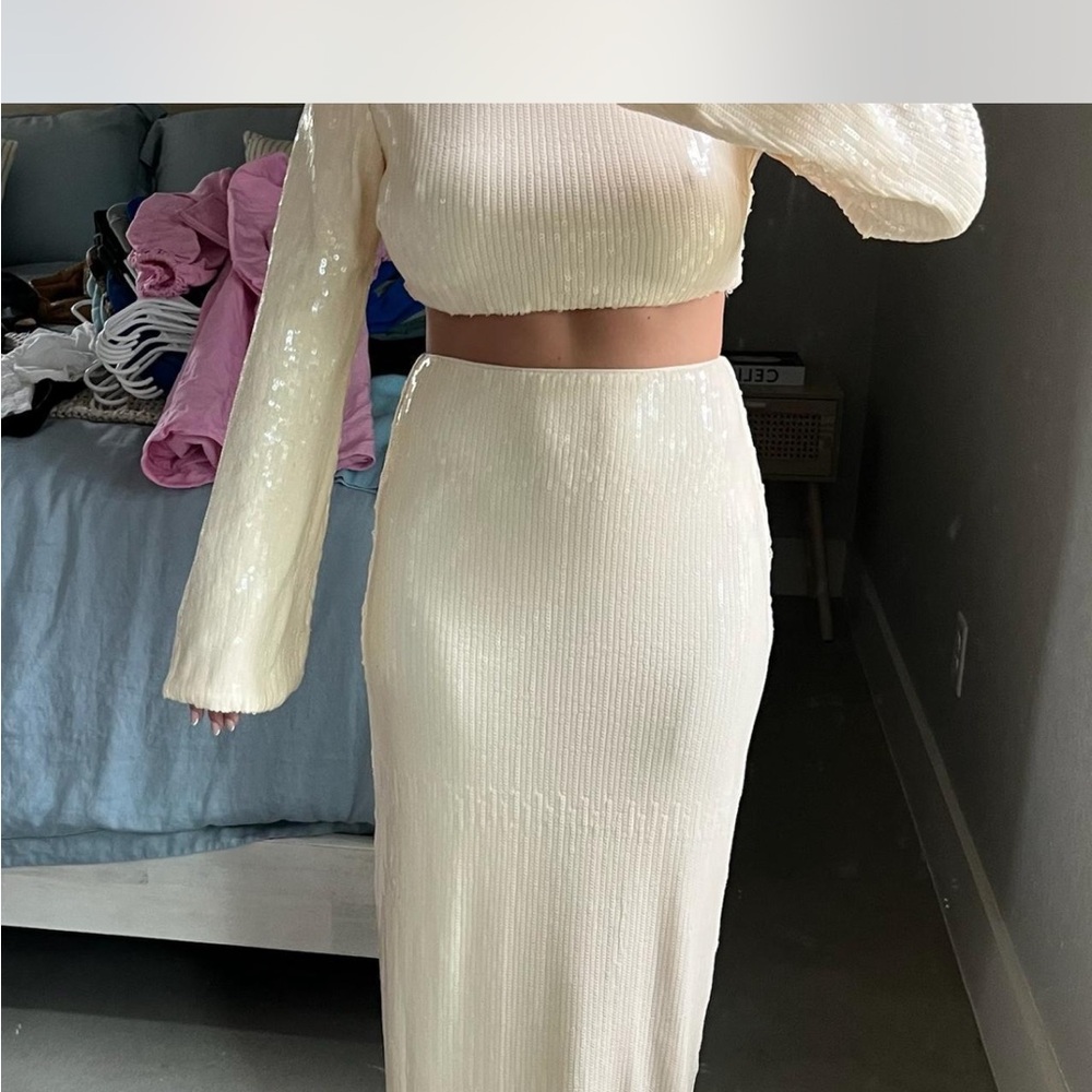 Elegant Cream Skirt